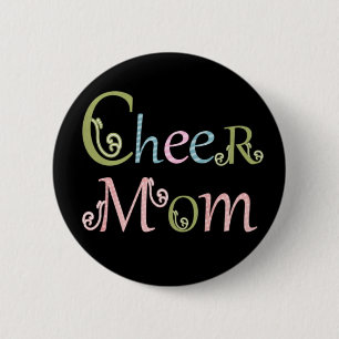 Cheer mum button pin "cheerleader gifts"