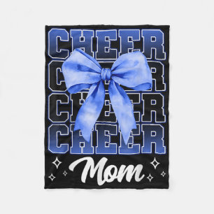 Cheer Mum Cheerleader Mum Cheer Mama Biggest Fan M Fleece Blanket