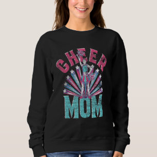 Cheer Mum Cheerleader Mummy Mothers Day Cheerleadi Sweatshirt