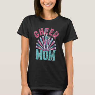 Cheer Mum Cheerleader Mummy Mothers Day Cheerleadi T-Shirt