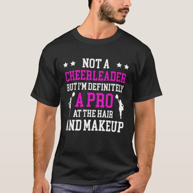 Cheer Mum Cheerleading Cheerleader Definitely Pro  T-Shirt (Front)