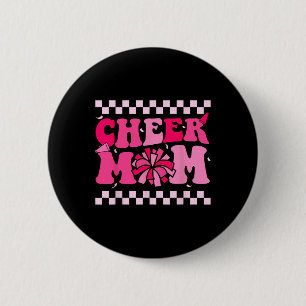 Cheer Mum Cheerleading Cheerleader Mama Women Chee 6 Cm Round Badge