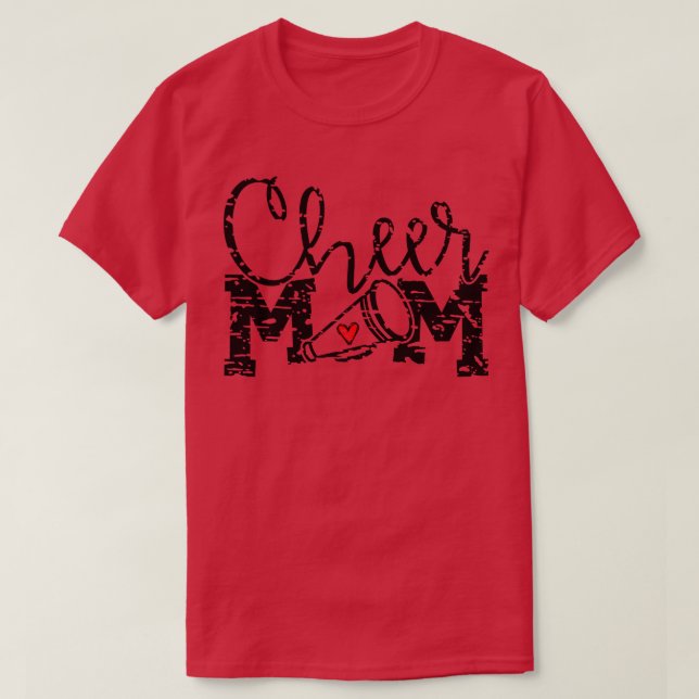 Cheer Mum Cheerleading Mum (4) T-Shirt (Design Front)