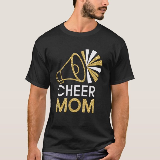 Cheer Mum Cheerleading Sports Fan Gift Idea T-Shirt (Front)