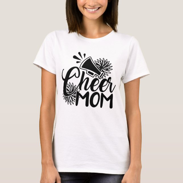 Cheer Mum/Cheerleading T-Shirt (Front)