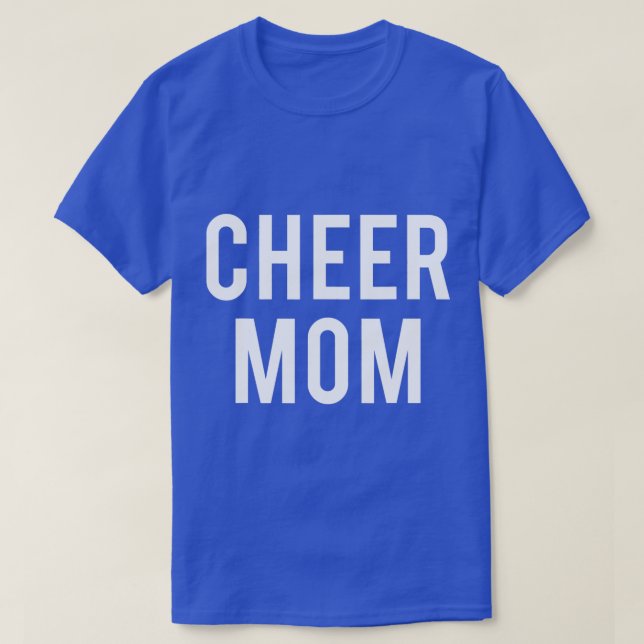 Cheer Mum Cute Slogan Printed  T-Shirt (Design Front)