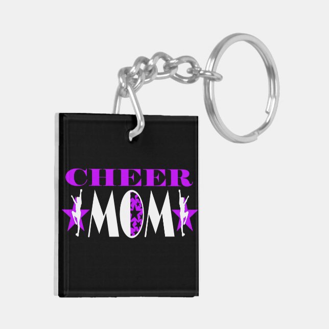 Cheer Mum Double-sided Keychain (Back Left)