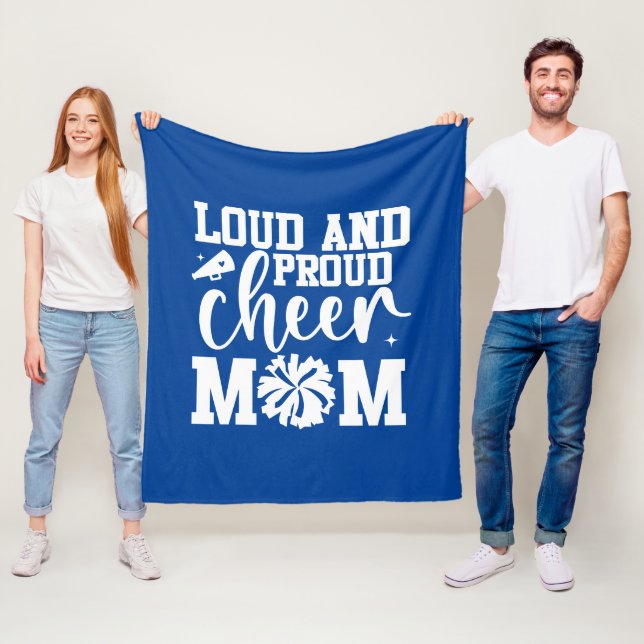 Cheer Mum Fleece Blanket (In Situ)