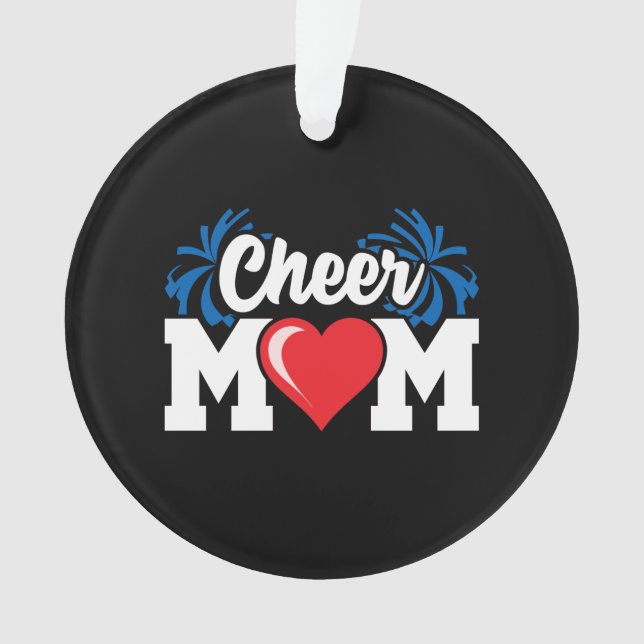 Cheer Mum - High School Cheerleader - Cheerleading Ornament (Front)