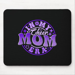 Cheer Mum In Her Purple Era Best Cheerleading Moth Mouse Mat