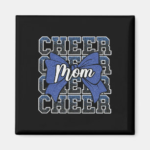 Cheer Mum Mama Bow Sport Cheerleader Cheerleading Magnet