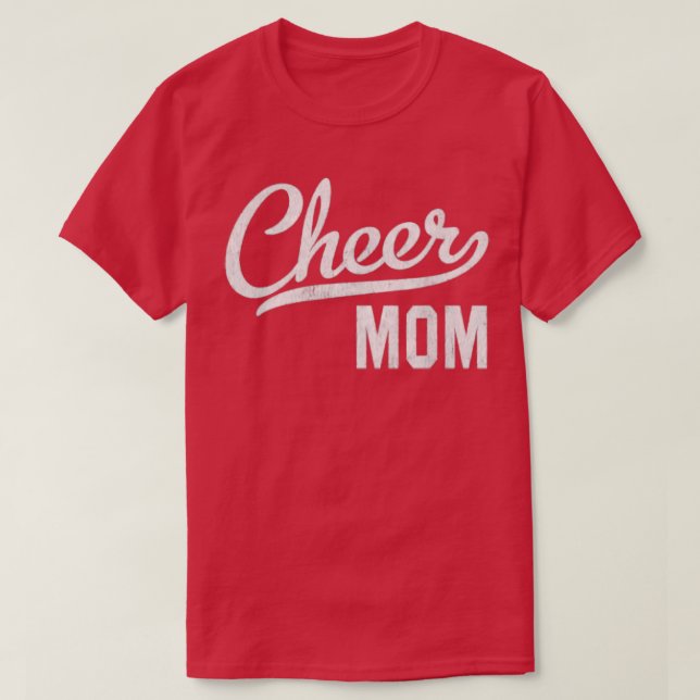 Cheer Mum Proud Cheerleading Mum Gift  T-Shirt (Design Front)
