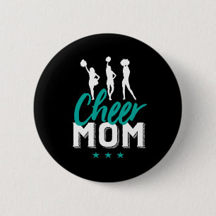 Cheer Mum Proud Mother of Cheerleader Daughter 6 Cm Round Badge