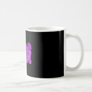 Cheer mum purple cheerleader game day cheer mama coffee mug