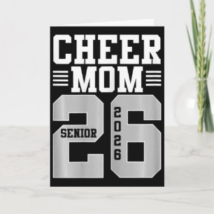 Cheer Mum Senior 2026 Cheerleaders Graduation Moth Card