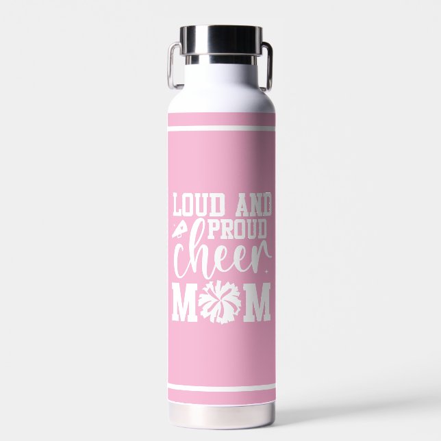 Cheer Mum Water Bottle (Front)