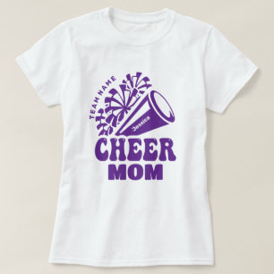 Cheer Mum with Custom Team Name & Kid's Name T-Shirt