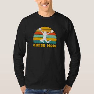 Cheer Mum With Vintage Sunset T-Shirt