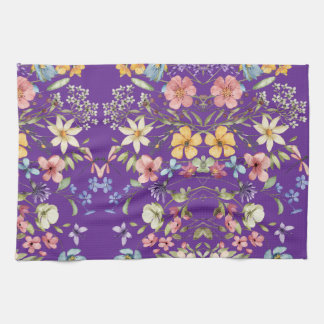 Cheer Myself Up With Flowers Tea Towel