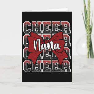 Cheer Nana My Favourite Cheerleader Calls Me Nana  Card