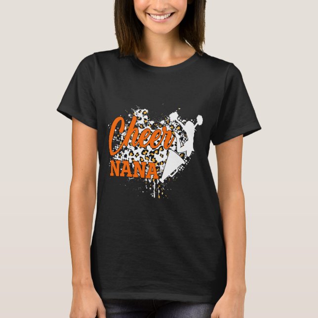  CHEER-NANA-On-Cheetah-Shirt,-Sports-Shirt  T-Shirt (Front)