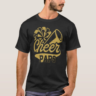 Cheer Paps Biggest Fan Cheerleader Father's Day T-Shirt