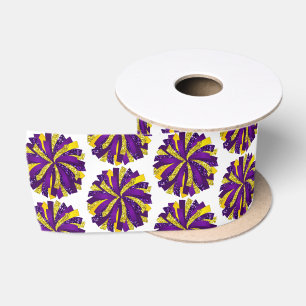 Cheer Pom Pom Satin Ribbon