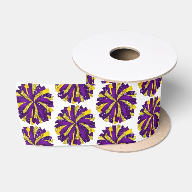 Cheer Pom Pom Satin Ribbon (Spool)
