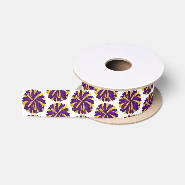 Cheer Pom Pom Satin Ribbon (Spool)