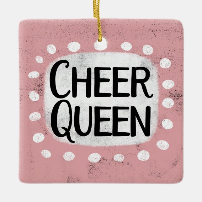Cheer Queen Ornament (Front)