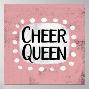 Cheer Queen Poster Wall Art