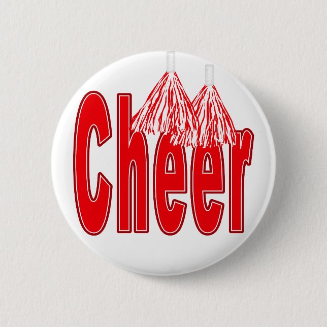 Cheer Red Button (Front)