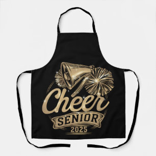 Cheer Senior 2025 Cheerleader Graduation Class Of Apron