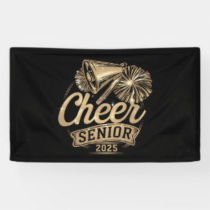 Cheer Senior 2025 Cheerleader Graduation Class Of Banner
