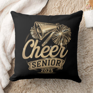 Cheer Senior 2025 Cheerleader Graduation Class Of Cushion