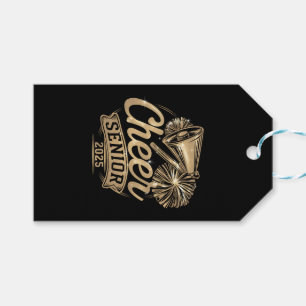 Cheer Senior 2025 Cheerleader Graduation Class Of Gift Tags