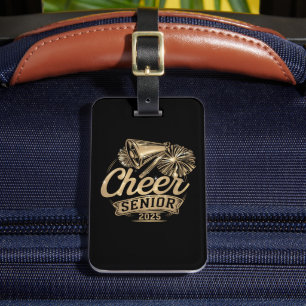 Cheer Senior 2025 Cheerleader Graduation Class Of Luggage Tag