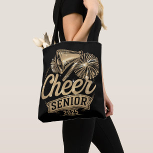 Cheer Senior 2025 Cheerleader Graduation Class Of Tote Bag