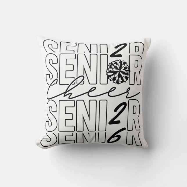 Cheer Senior 2026 Cushion (Front)