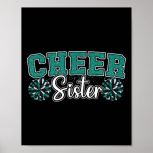 Cheer Sister My Favourite Cheerleader Calls Me Sis Poster