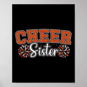 Cheer Sister My Favourite Cheerleader Calls Me Sis Poster