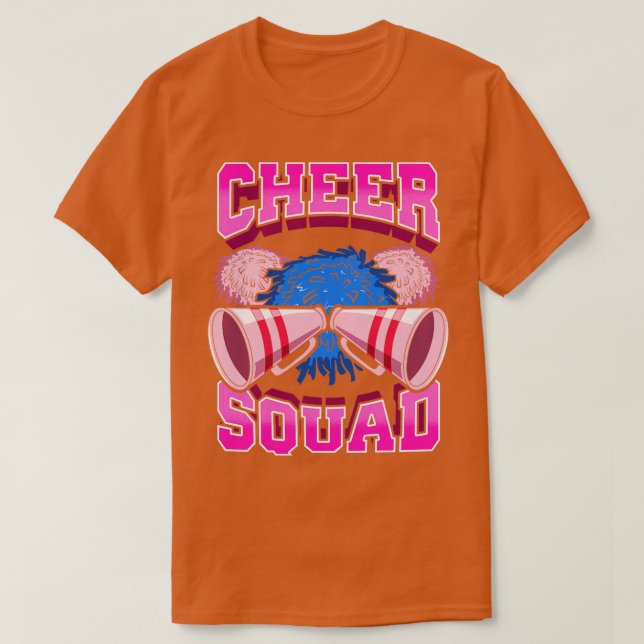 Cheer Squad Cheerleader Cheer Leading T-Shirt (Design Front)