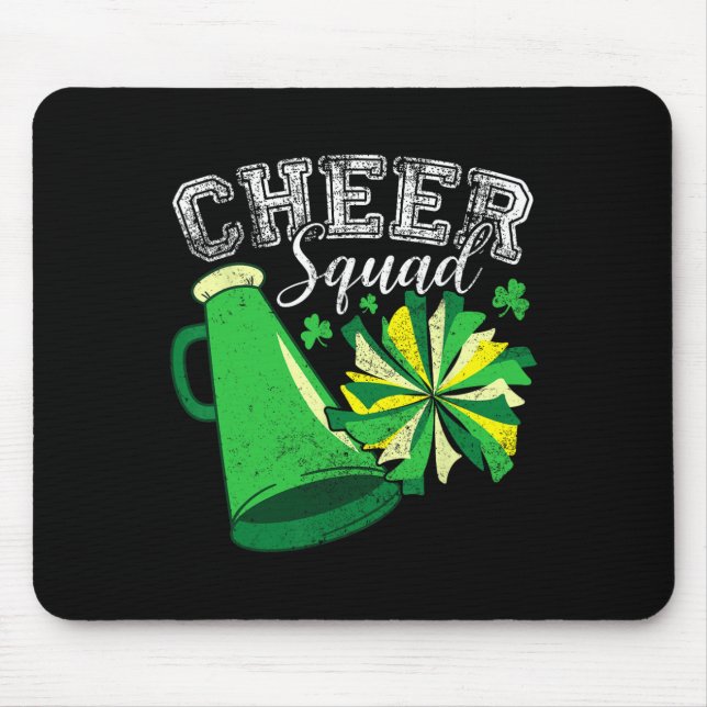 Cheer Squad Cheerleader Cheerleading St Patricks D Mouse Mat (Front)