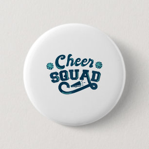 Cheer Squad Cheerleading Sport Club 6 Cm Round Badge