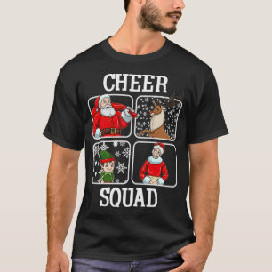 Cheer Squad Christmas Squad Santa Mrs T-Shirt