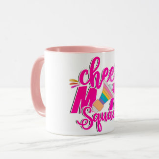 Cheer Squad Mum Rainbow Coffee Mug
