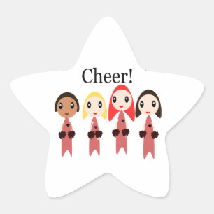 Cheer! Star Sticker