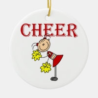 CHEER Stick Figure Cheerleader T-shirts and Gifts