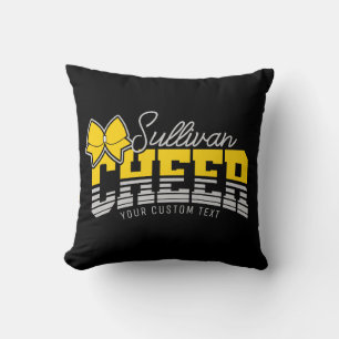 Cheer Team ADD NAME School Athlete Cheerleader  Cushion