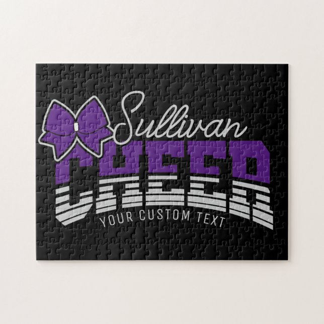 Cheer Team ADD NAME School Athlete Cheerleader  Jigsaw Puzzle (Horizontal)